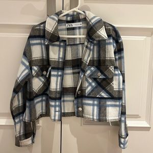ZARA plaid shacket